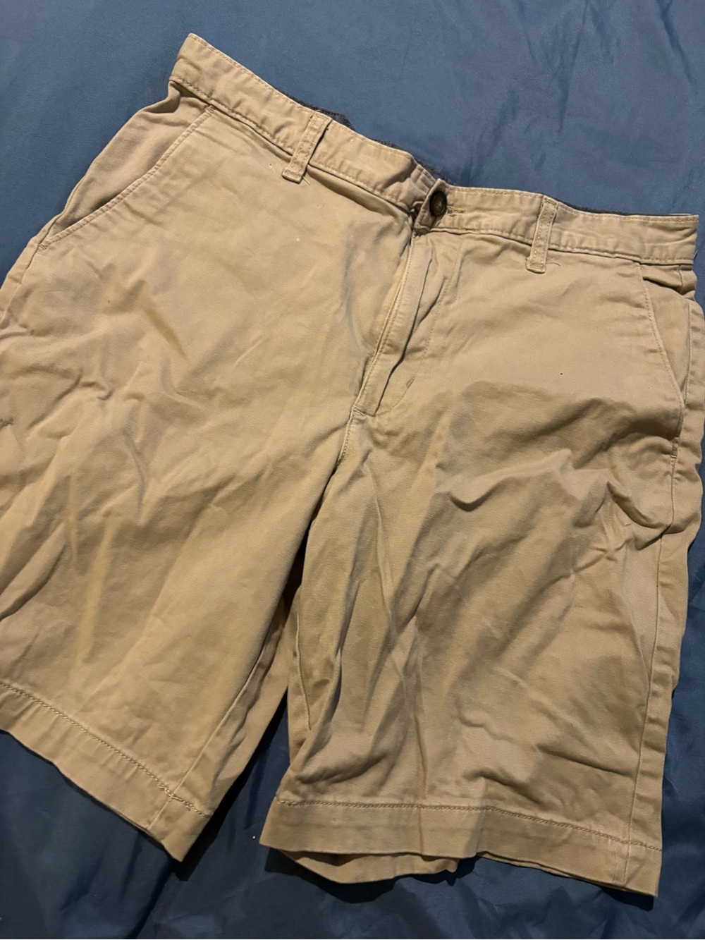George Tan Flat-Front Men's Shorts